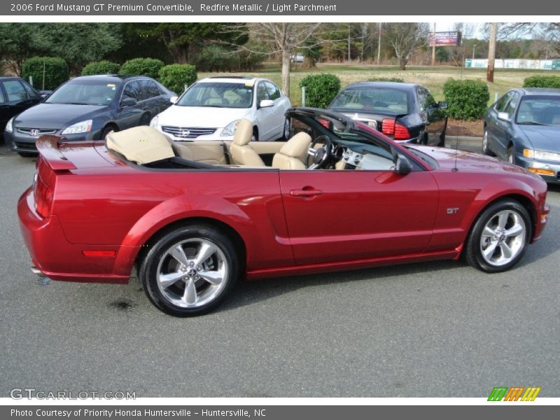 Redfire Metallic / Light Parchment 2006 Ford Mustang GT Premium Convertible