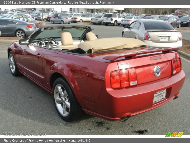 Redfire Metallic / Light Parchment 2006 Ford Mustang GT Premium Convertible
