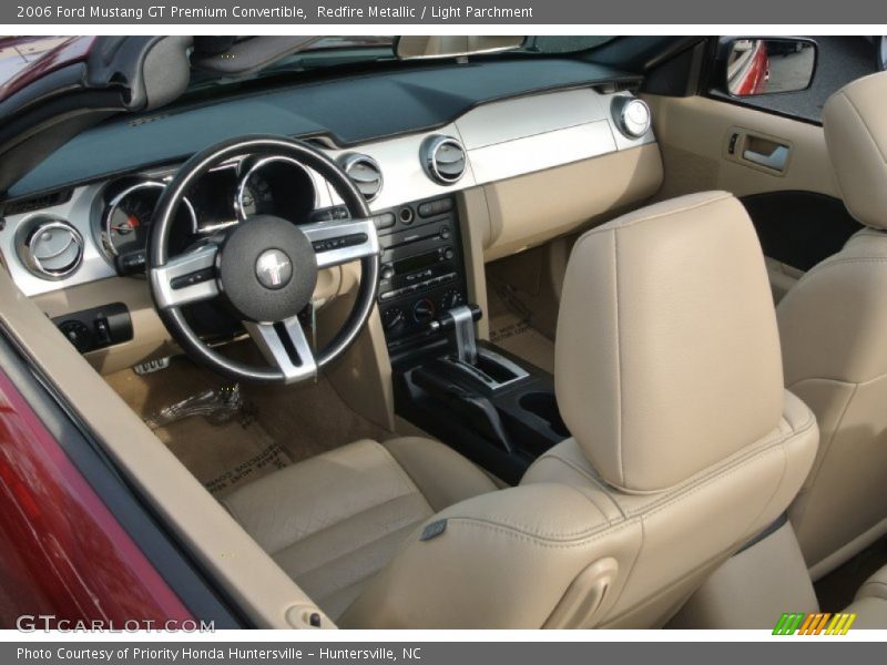 Redfire Metallic / Light Parchment 2006 Ford Mustang GT Premium Convertible