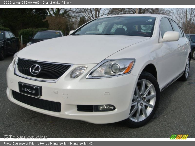 Crystal White / Black 2006 Lexus GS 300 AWD
