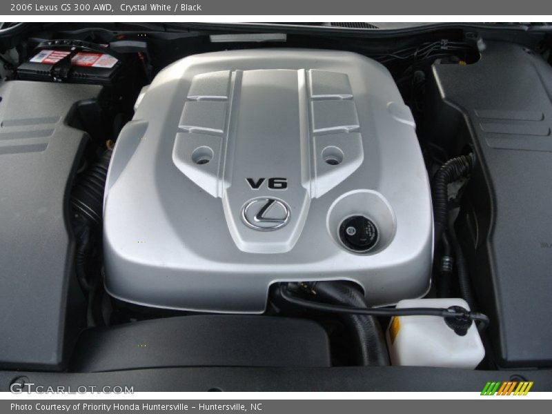 Crystal White / Black 2006 Lexus GS 300 AWD