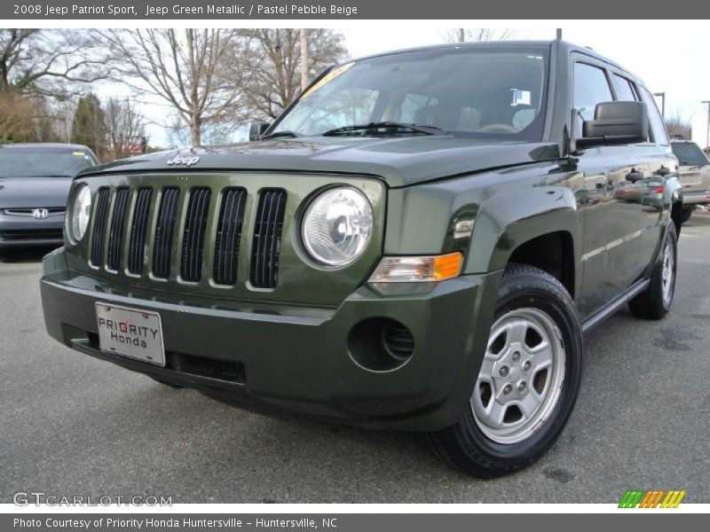 Jeep Green Metallic / Pastel Pebble Beige 2008 Jeep Patriot Sport