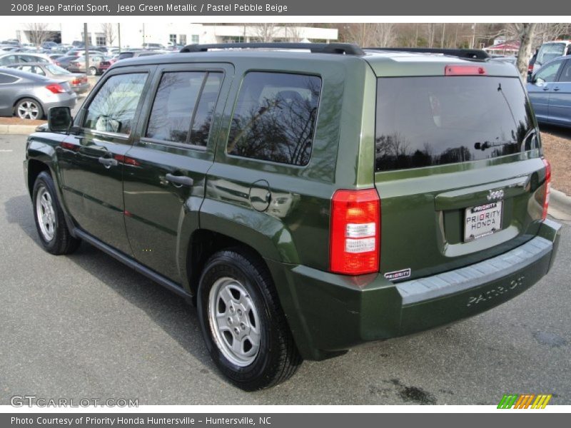Jeep Green Metallic / Pastel Pebble Beige 2008 Jeep Patriot Sport