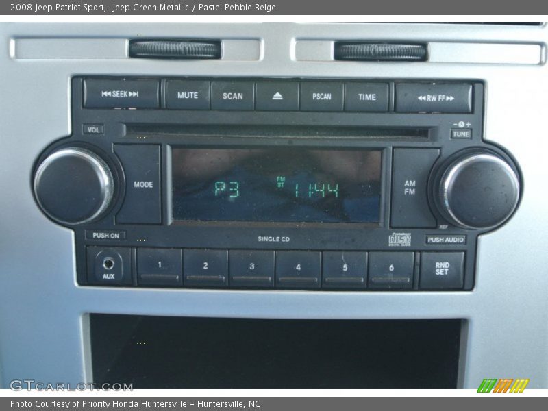 Jeep Green Metallic / Pastel Pebble Beige 2008 Jeep Patriot Sport