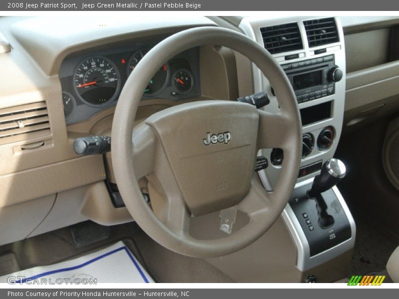 Jeep Green Metallic / Pastel Pebble Beige 2008 Jeep Patriot Sport