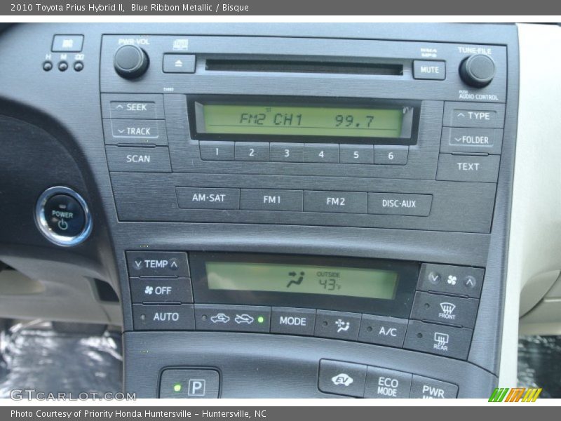 Audio System of 2010 Prius Hybrid II
