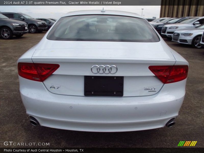 Glacier White Metallic / Velvet Beige 2014 Audi A7 3.0T quattro Premium Plus