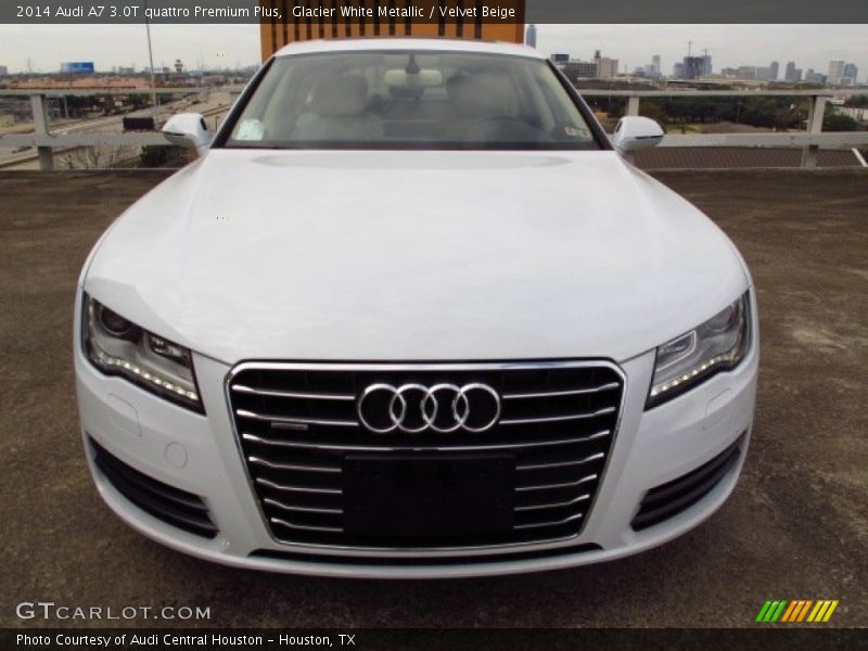 Glacier White Metallic / Velvet Beige 2014 Audi A7 3.0T quattro Premium Plus