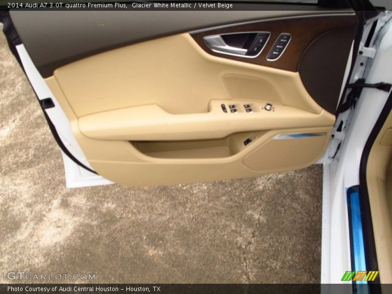 Glacier White Metallic / Velvet Beige 2014 Audi A7 3.0T quattro Premium Plus