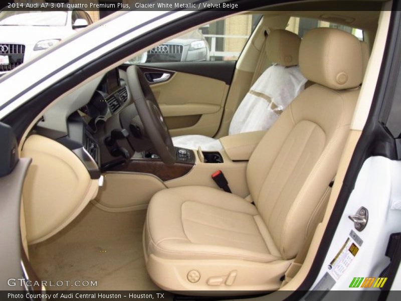 Glacier White Metallic / Velvet Beige 2014 Audi A7 3.0T quattro Premium Plus