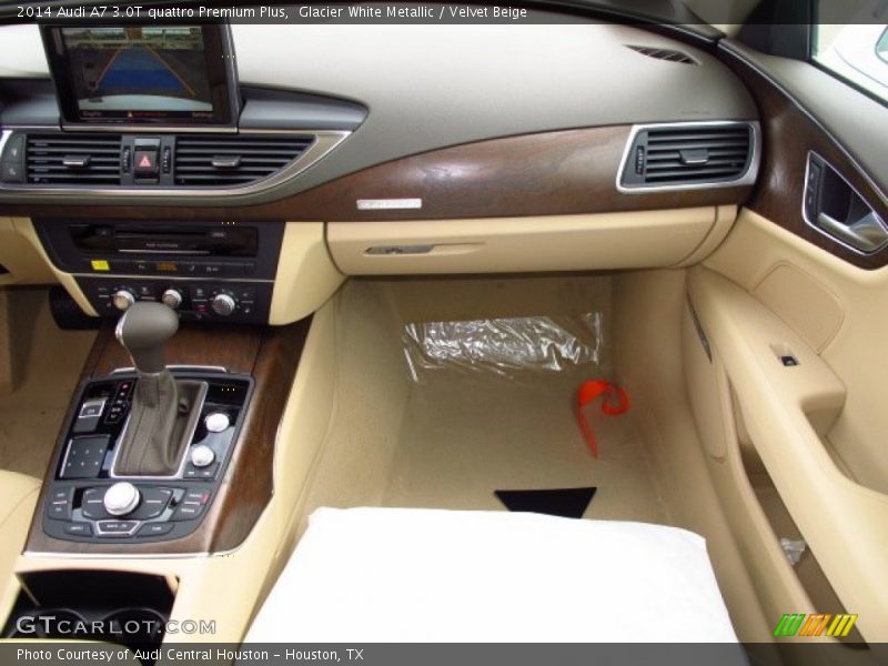 Glacier White Metallic / Velvet Beige 2014 Audi A7 3.0T quattro Premium Plus