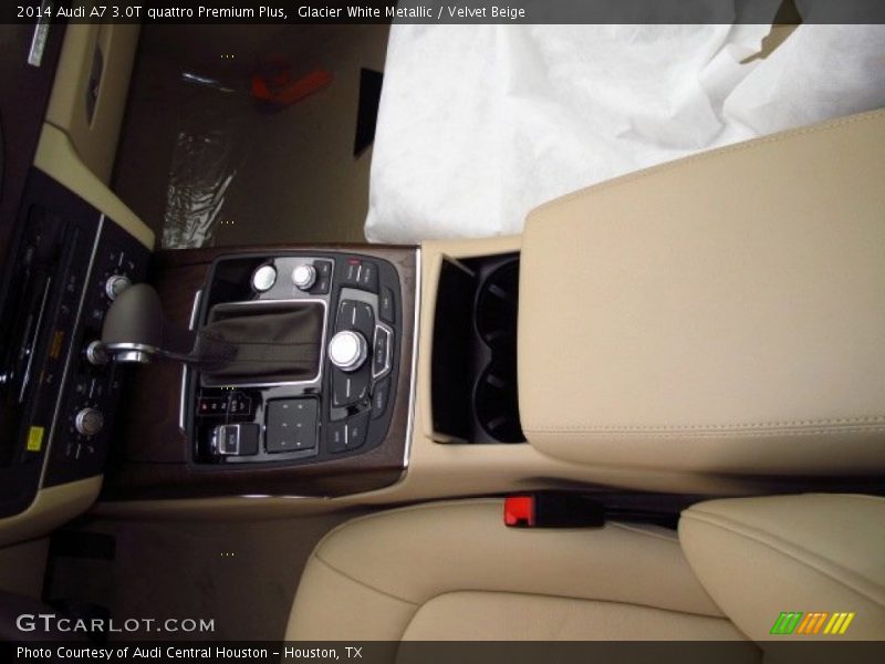Glacier White Metallic / Velvet Beige 2014 Audi A7 3.0T quattro Premium Plus