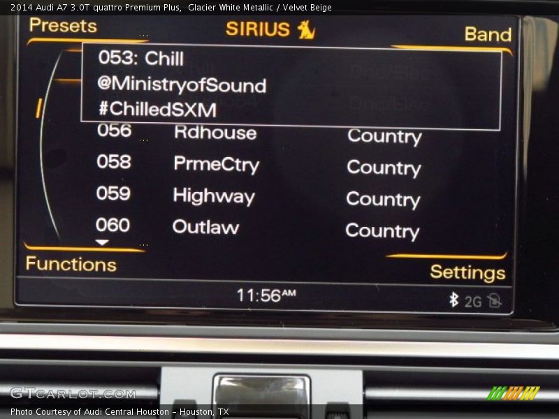 Glacier White Metallic / Velvet Beige 2014 Audi A7 3.0T quattro Premium Plus