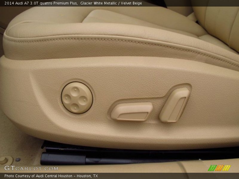 Glacier White Metallic / Velvet Beige 2014 Audi A7 3.0T quattro Premium Plus
