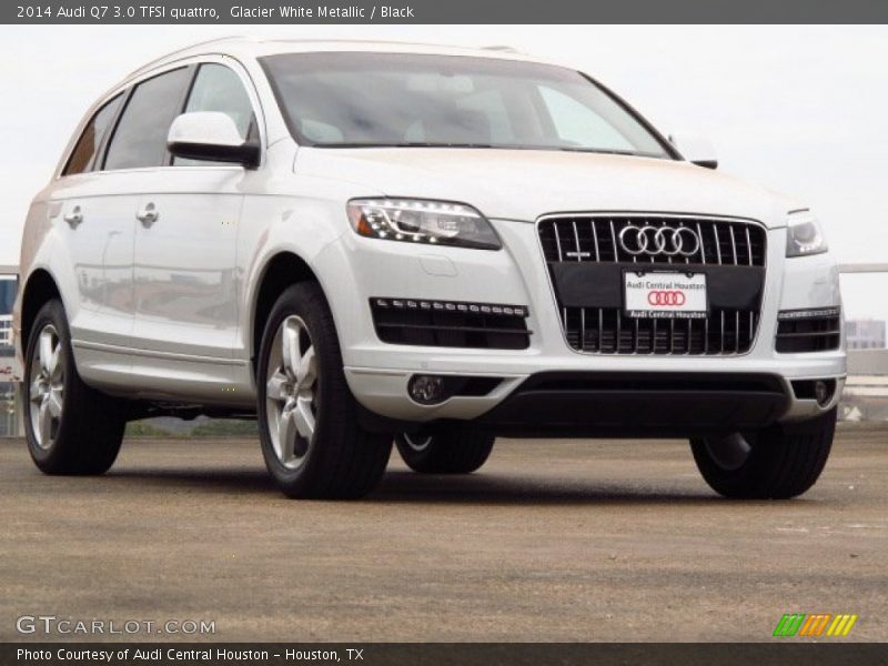 Glacier White Metallic / Black 2014 Audi Q7 3.0 TFSI quattro