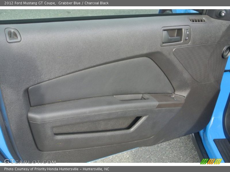 Grabber Blue / Charcoal Black 2012 Ford Mustang GT Coupe