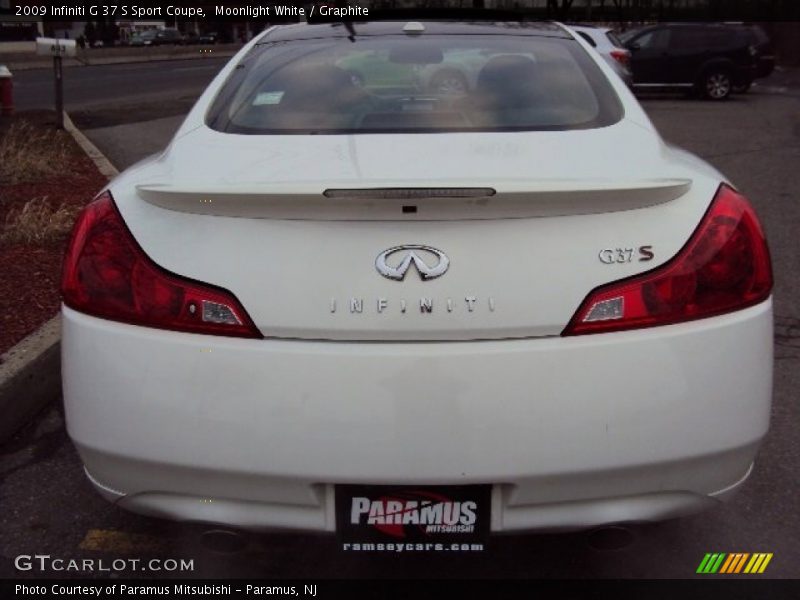 Moonlight White / Graphite 2009 Infiniti G 37 S Sport Coupe