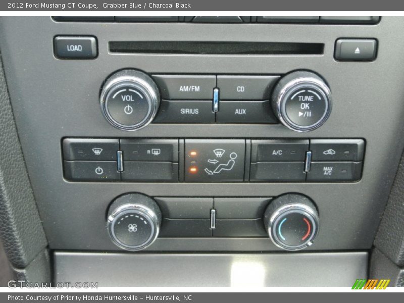 Grabber Blue / Charcoal Black 2012 Ford Mustang GT Coupe