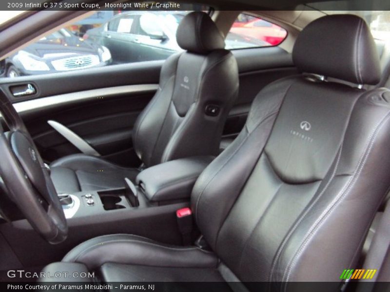 Moonlight White / Graphite 2009 Infiniti G 37 S Sport Coupe