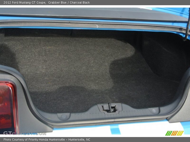 Grabber Blue / Charcoal Black 2012 Ford Mustang GT Coupe