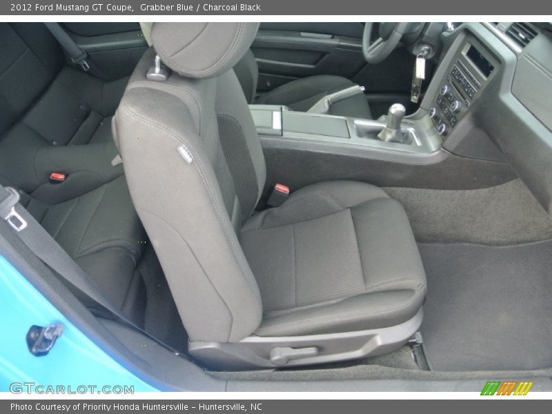 Grabber Blue / Charcoal Black 2012 Ford Mustang GT Coupe