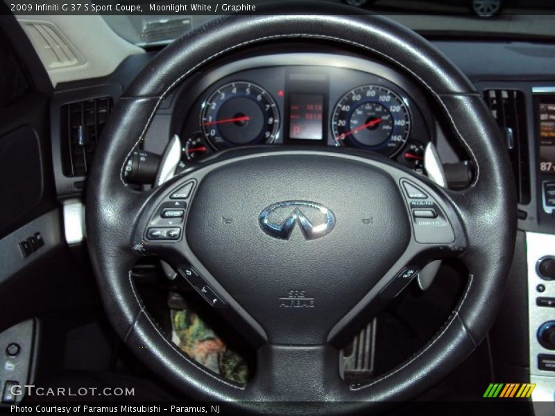Moonlight White / Graphite 2009 Infiniti G 37 S Sport Coupe