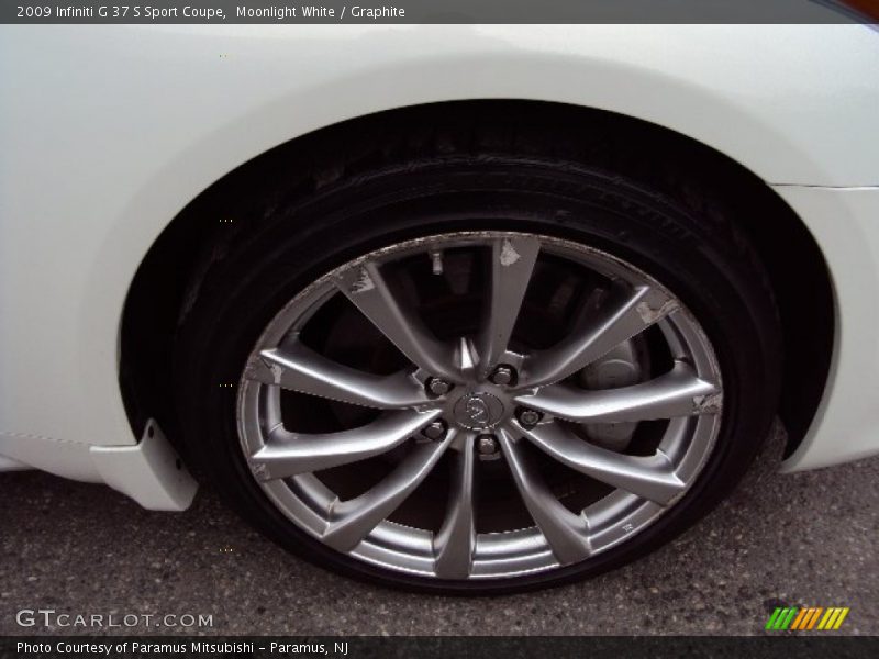 Moonlight White / Graphite 2009 Infiniti G 37 S Sport Coupe