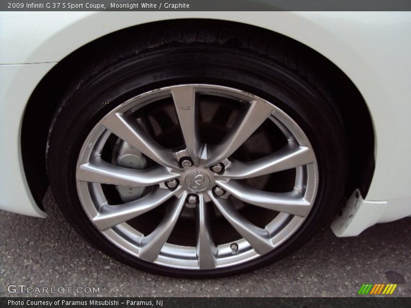 Moonlight White / Graphite 2009 Infiniti G 37 S Sport Coupe