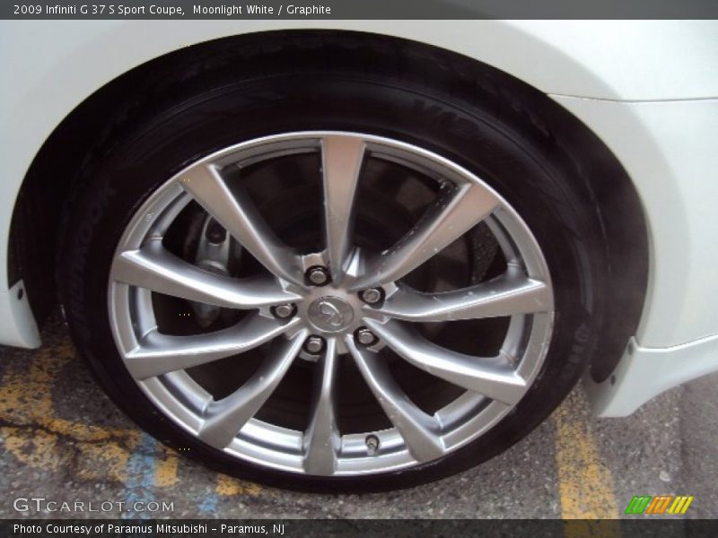 Moonlight White / Graphite 2009 Infiniti G 37 S Sport Coupe