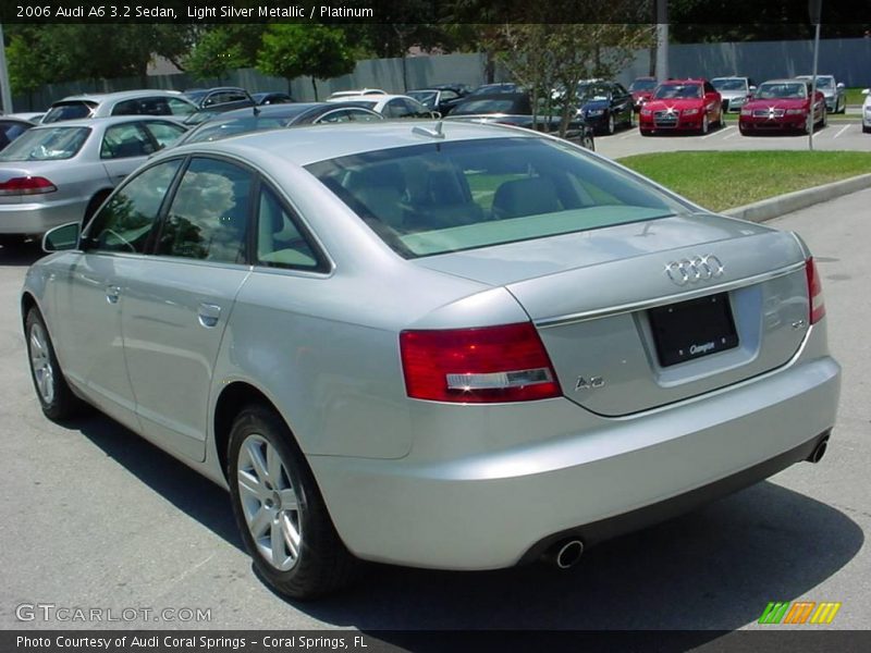 Light Silver Metallic / Platinum 2006 Audi A6 3.2 Sedan