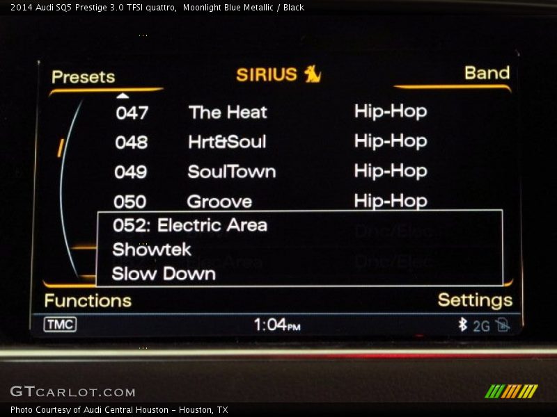 Moonlight Blue Metallic / Black 2014 Audi SQ5 Prestige 3.0 TFSI quattro