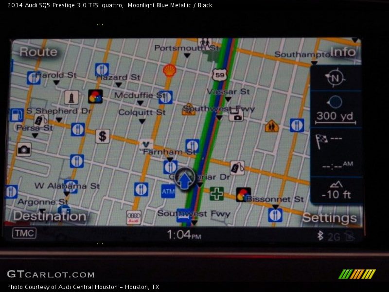 Moonlight Blue Metallic / Black 2014 Audi SQ5 Prestige 3.0 TFSI quattro