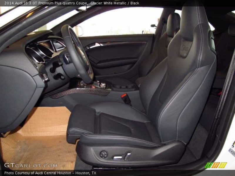 Glacier White Metallic / Black 2014 Audi S5 3.0T Premium Plus quattro Coupe