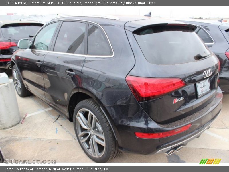 Moonlight Blue Metallic / Black/Lunar Silver 2014 Audi SQ5 Premium plus 3.0 TFSI quattro