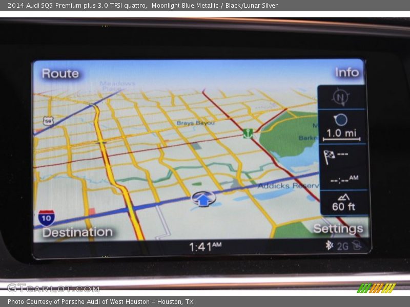 Moonlight Blue Metallic / Black/Lunar Silver 2014 Audi SQ5 Premium plus 3.0 TFSI quattro
