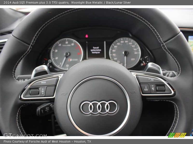 Moonlight Blue Metallic / Black/Lunar Silver 2014 Audi SQ5 Premium plus 3.0 TFSI quattro