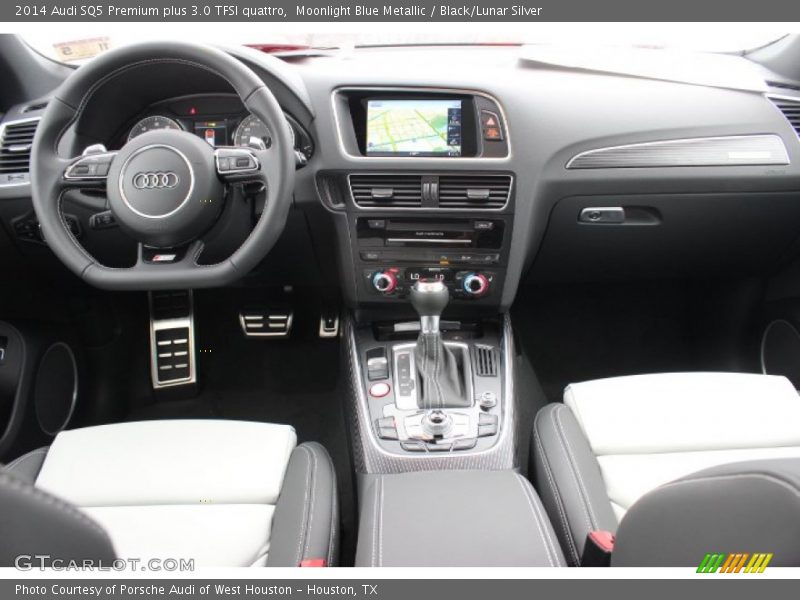 Moonlight Blue Metallic / Black/Lunar Silver 2014 Audi SQ5 Premium plus 3.0 TFSI quattro