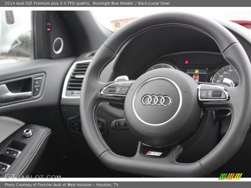 Moonlight Blue Metallic / Black/Lunar Silver 2014 Audi SQ5 Premium plus 3.0 TFSI quattro