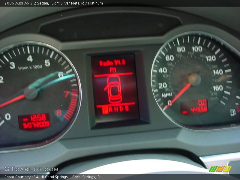 Light Silver Metallic / Platinum 2006 Audi A6 3.2 Sedan