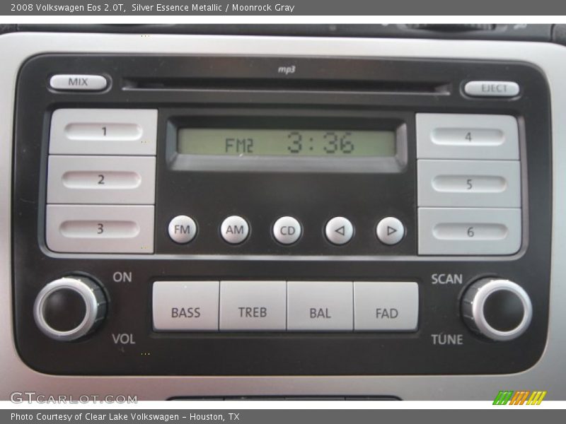 Silver Essence Metallic / Moonrock Gray 2008 Volkswagen Eos 2.0T