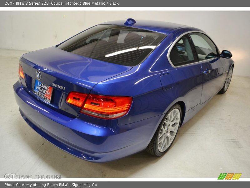 Montego Blue Metallic / Black 2007 BMW 3 Series 328i Coupe