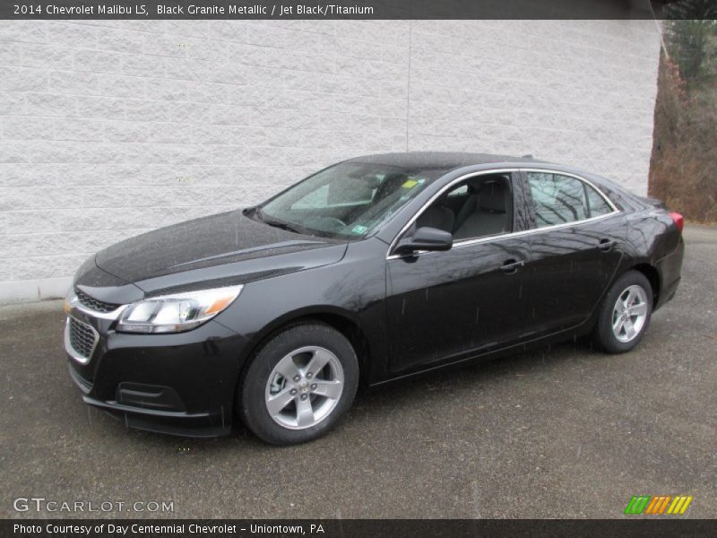 Black Granite Metallic / Jet Black/Titanium 2014 Chevrolet Malibu LS