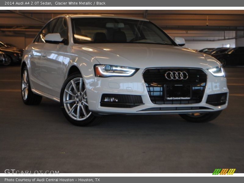 Glacier White Metallic / Black 2014 Audi A4 2.0T Sedan
