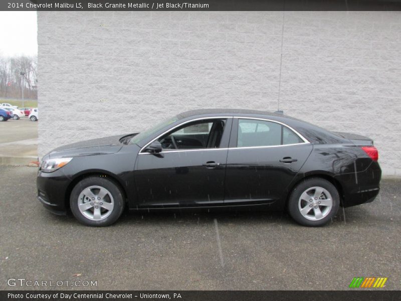 Black Granite Metallic / Jet Black/Titanium 2014 Chevrolet Malibu LS