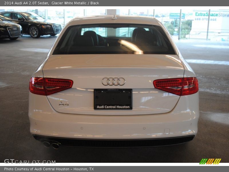 Glacier White Metallic / Black 2014 Audi A4 2.0T Sedan
