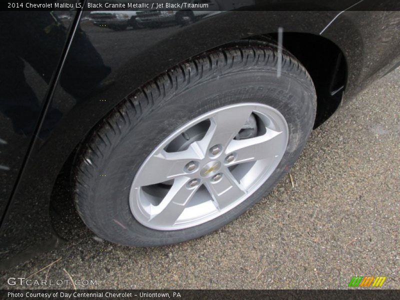 Black Granite Metallic / Jet Black/Titanium 2014 Chevrolet Malibu LS