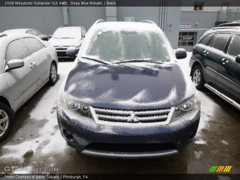 Deep Blue Metallic / Black 2008 Mitsubishi Outlander XLS 4WD