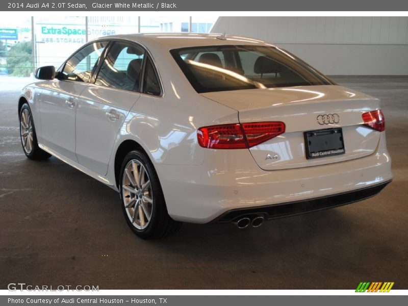 Glacier White Metallic / Black 2014 Audi A4 2.0T Sedan