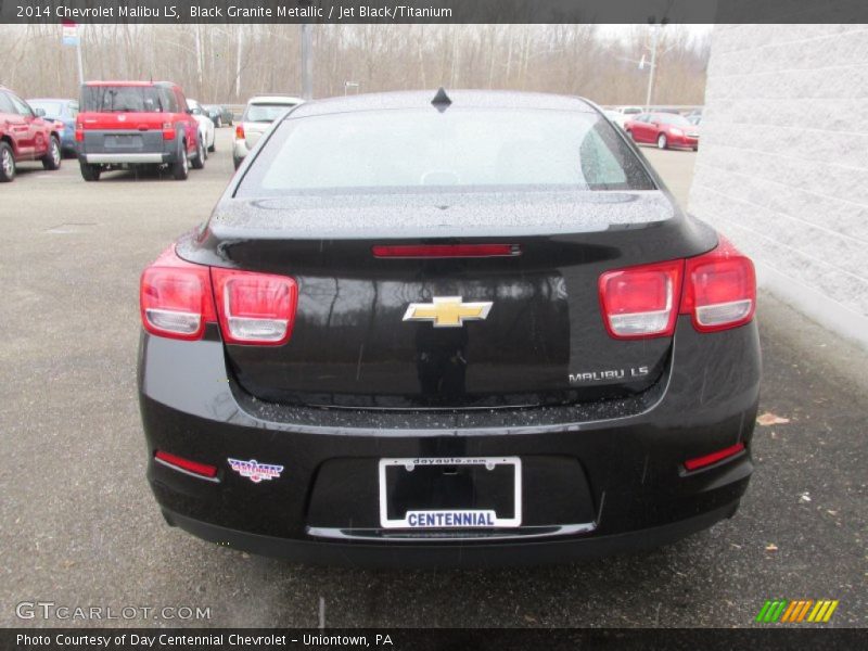 Black Granite Metallic / Jet Black/Titanium 2014 Chevrolet Malibu LS