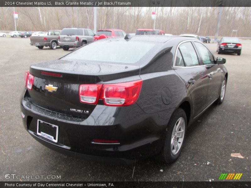 Black Granite Metallic / Jet Black/Titanium 2014 Chevrolet Malibu LS